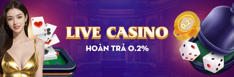 TAP88 Chơi Live Casino mỗi ngày – Hoàn tiền 0.2% không giới hạn.