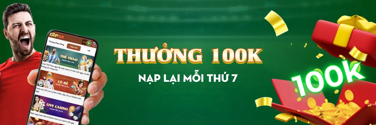 TAP88 Nạp tiền thứ 7 hàng tuần để vào kèo những trận HOT!